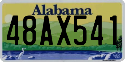 AL license plate 48AX541