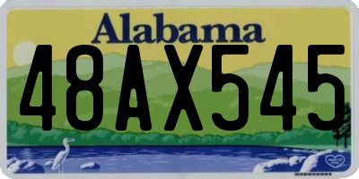 AL license plate 48AX545