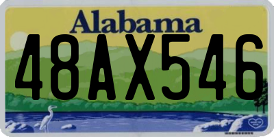 AL license plate 48AX546