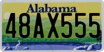AL license plate 48AX555