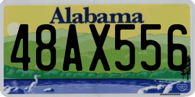 AL license plate 48AX556