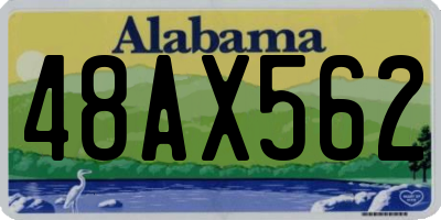 AL license plate 48AX562