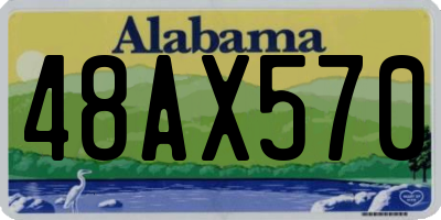 AL license plate 48AX570