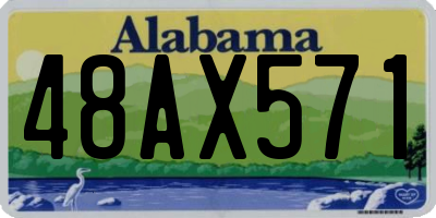 AL license plate 48AX571