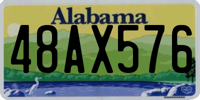 AL license plate 48AX576