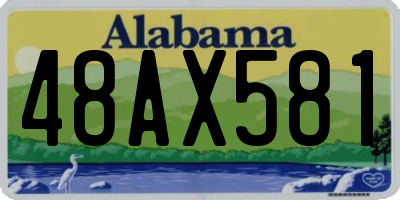 AL license plate 48AX581