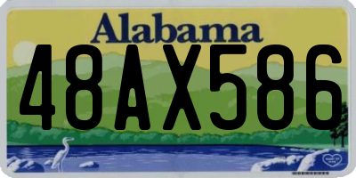AL license plate 48AX586