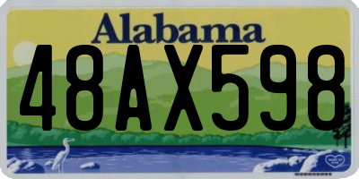 AL license plate 48AX598