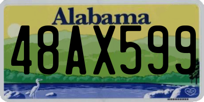 AL license plate 48AX599