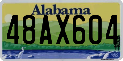 AL license plate 48AX604