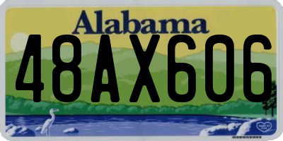 AL license plate 48AX606