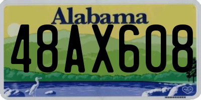 AL license plate 48AX608