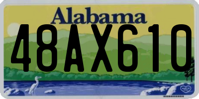 AL license plate 48AX610