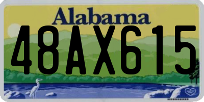 AL license plate 48AX615