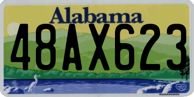 AL license plate 48AX623
