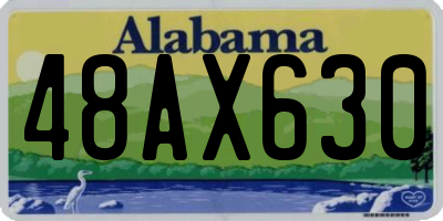 AL license plate 48AX630
