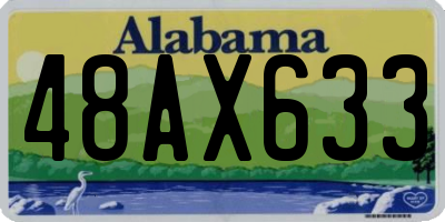 AL license plate 48AX633