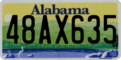 AL license plate 48AX635