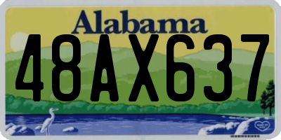 AL license plate 48AX637