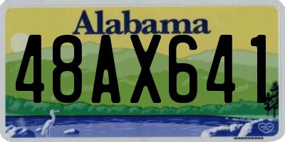 AL license plate 48AX641