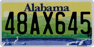 AL license plate 48AX645