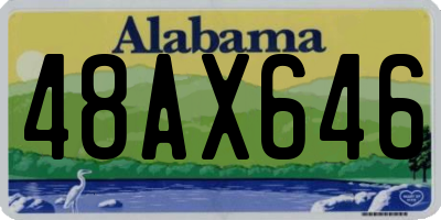 AL license plate 48AX646
