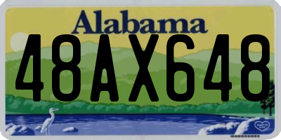 AL license plate 48AX648