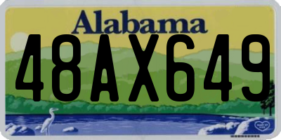 AL license plate 48AX649