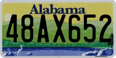AL license plate 48AX652