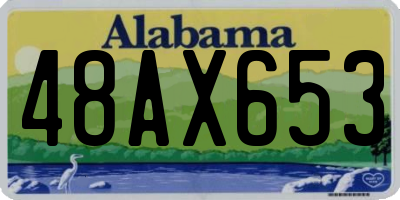 AL license plate 48AX653