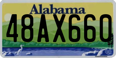 AL license plate 48AX660