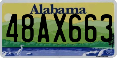 AL license plate 48AX663