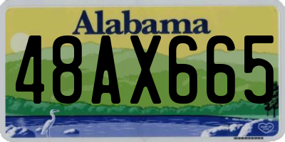 AL license plate 48AX665