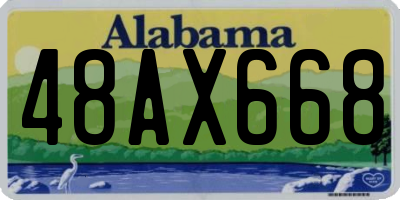 AL license plate 48AX668
