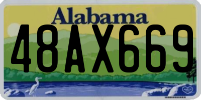 AL license plate 48AX669