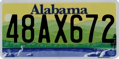 AL license plate 48AX672