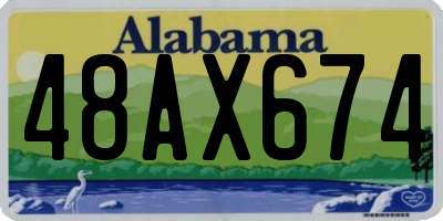 AL license plate 48AX674