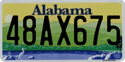 AL license plate 48AX675