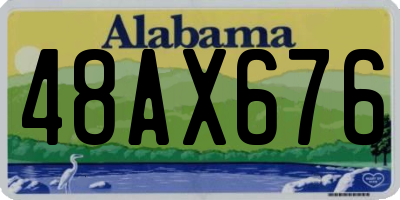 AL license plate 48AX676