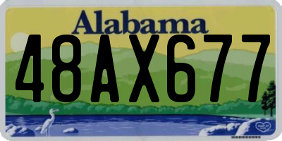 AL license plate 48AX677