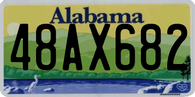 AL license plate 48AX682