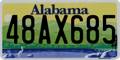 AL license plate 48AX685