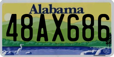 AL license plate 48AX686