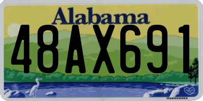 AL license plate 48AX691