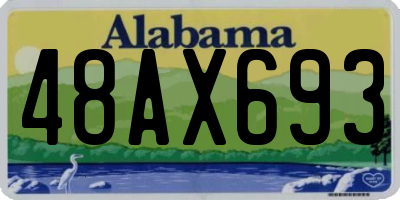AL license plate 48AX693