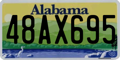 AL license plate 48AX695