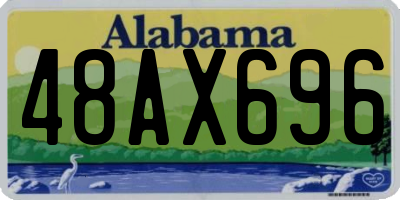 AL license plate 48AX696
