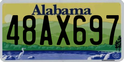 AL license plate 48AX697