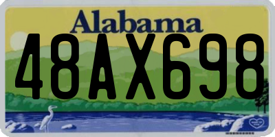 AL license plate 48AX698