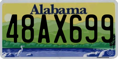 AL license plate 48AX699
